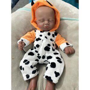 🆕 Full Body Platinum Silicone Baby Dolls Newborn Adam-Tan Reborn Baby Boy